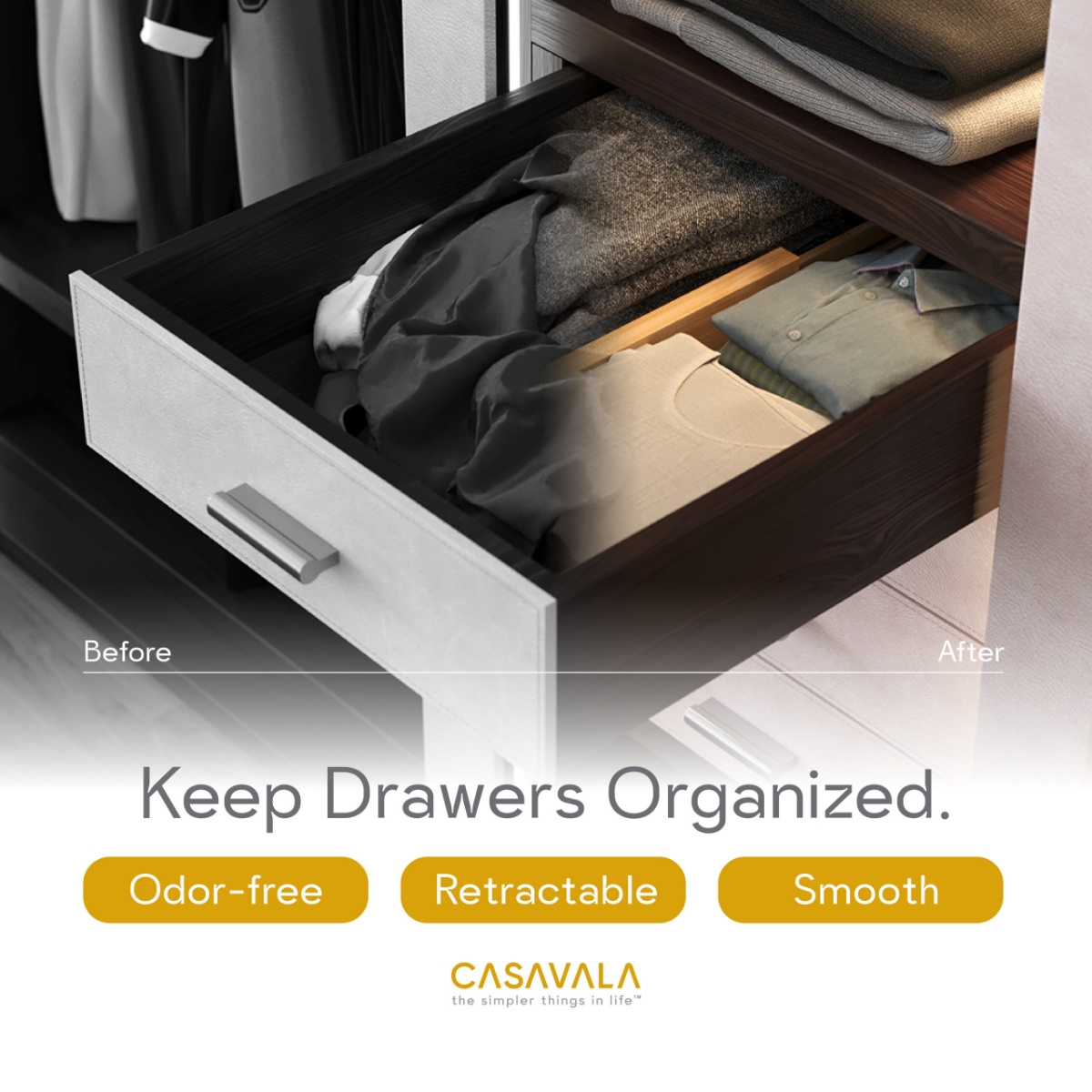 Expandable Drawer Divider Set - Casavala